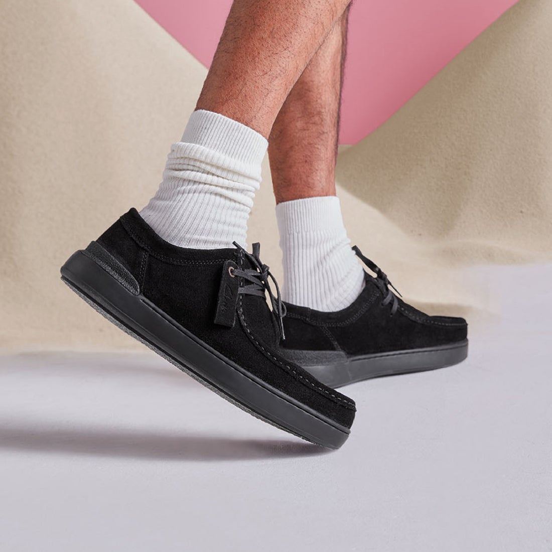 Clarks CourtLiteWally / コートライトウォーリー （ブラック/ブラック