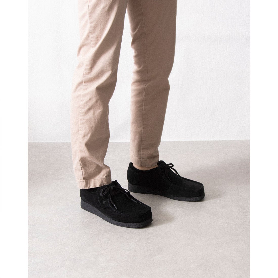 Clarks WallabeeEVO / ワラビーエヴォ （ブラックスエード） -靴