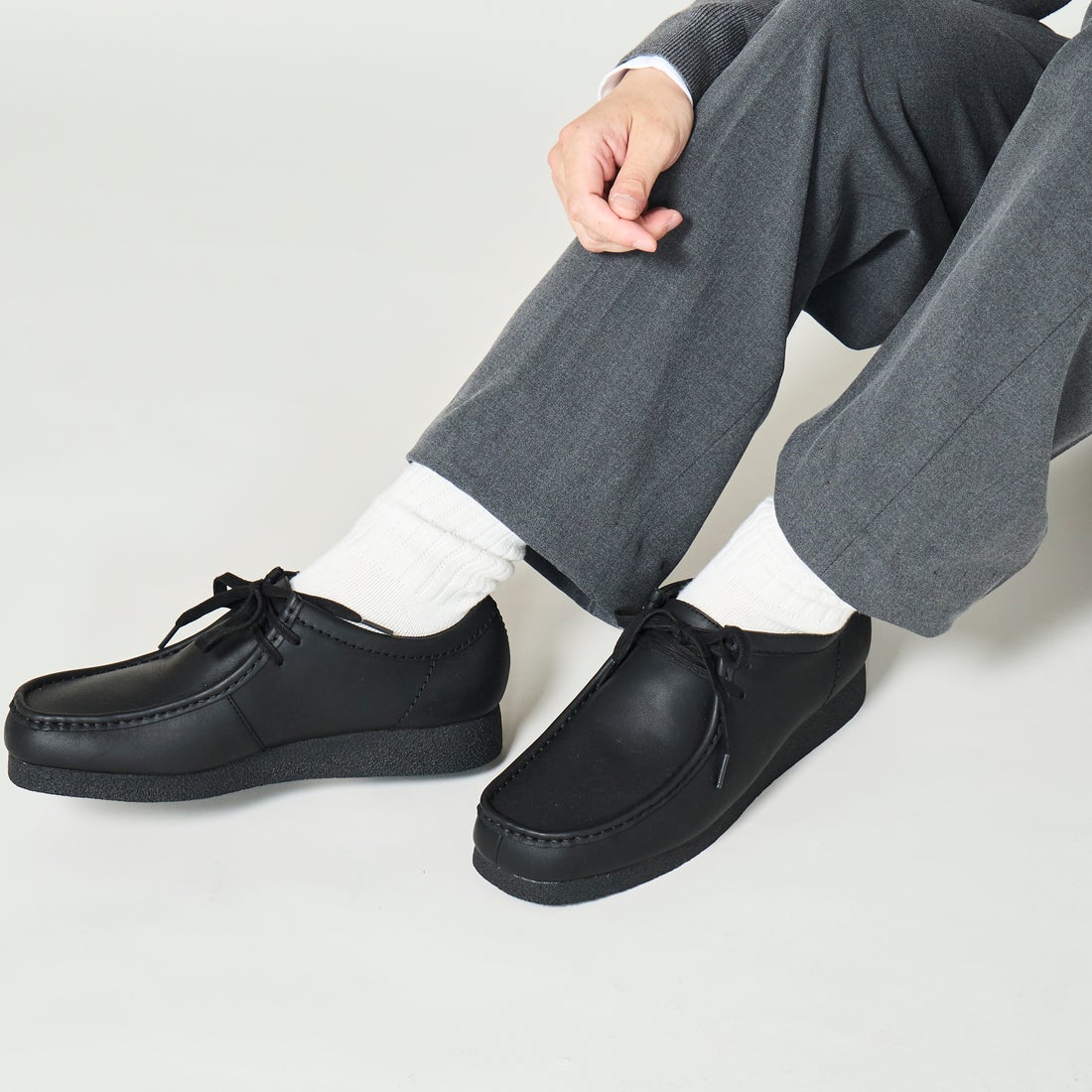 WallabeeEVO WP / ワラビーエヴォウォータープルーフ（ブラックレザー