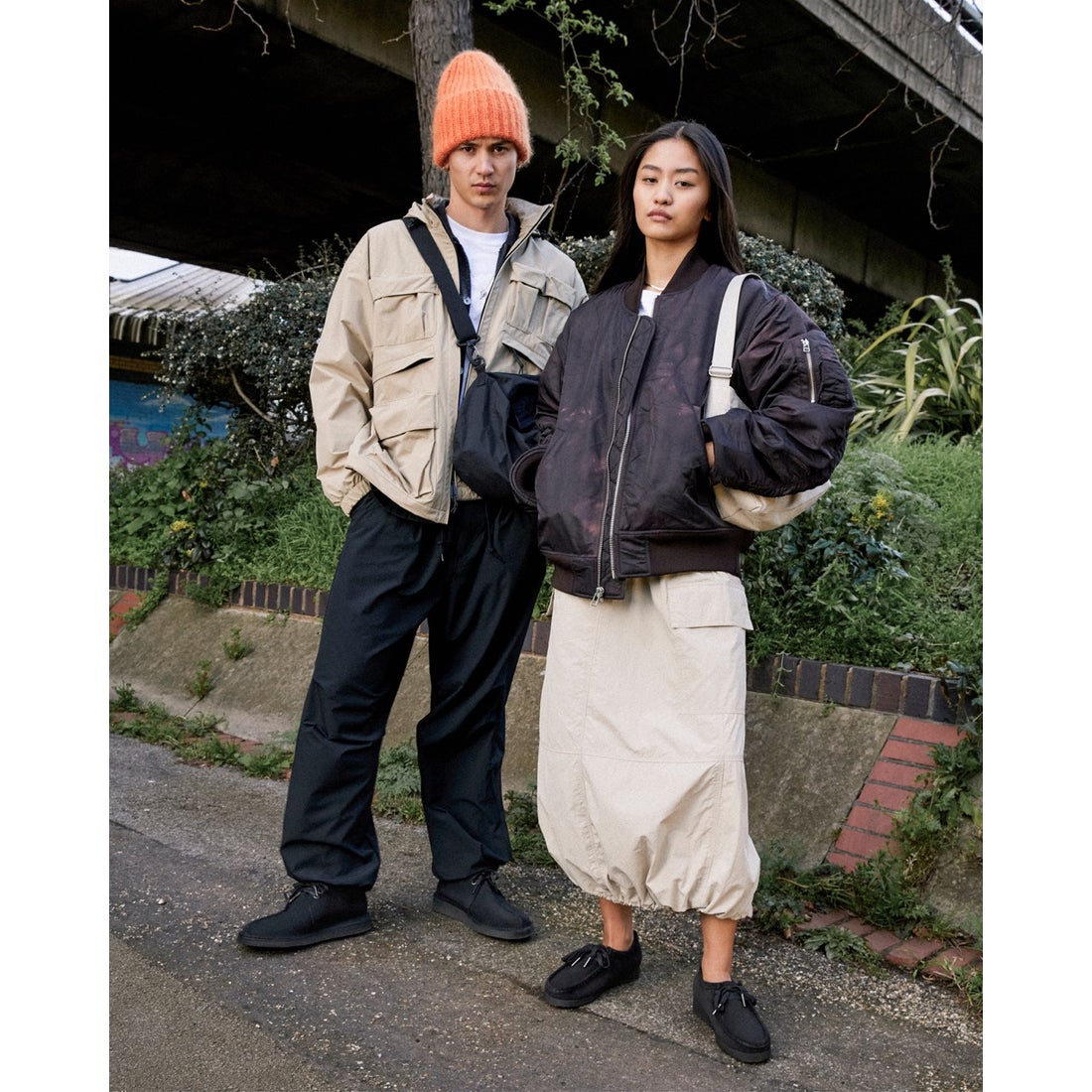 Wallabee. / レディース ワラビー （ブラックスエード） -Clarks