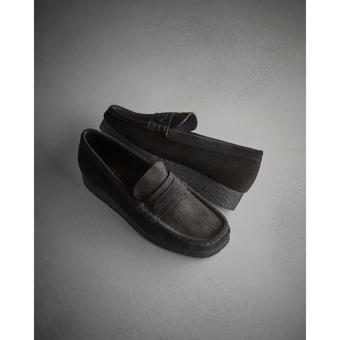 WallabeeLoafer / レディース ワラビーローファー （ブラックスエード