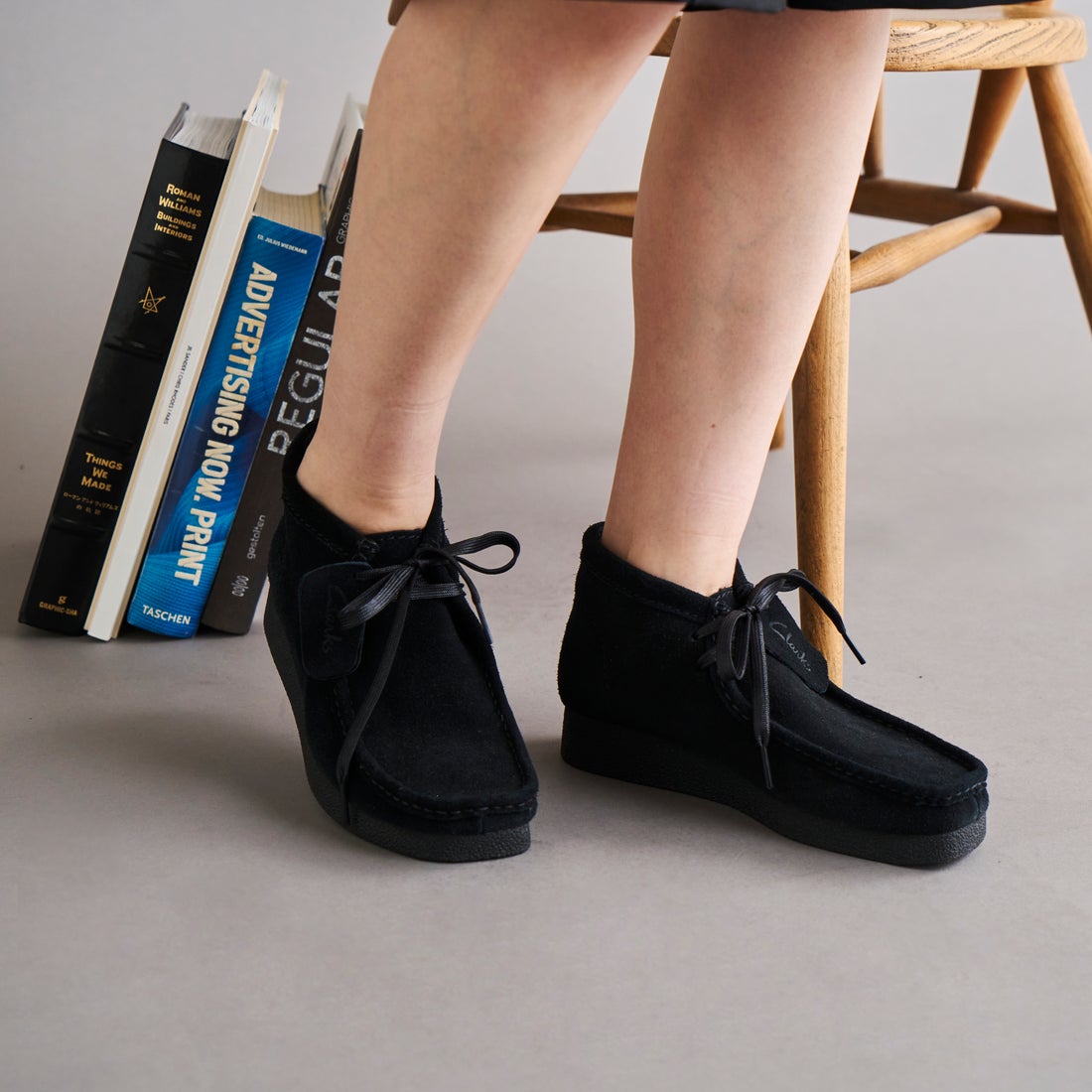 WallabeeEVOBt / レディース ワラビーエヴォブーツ （ブラックスエード