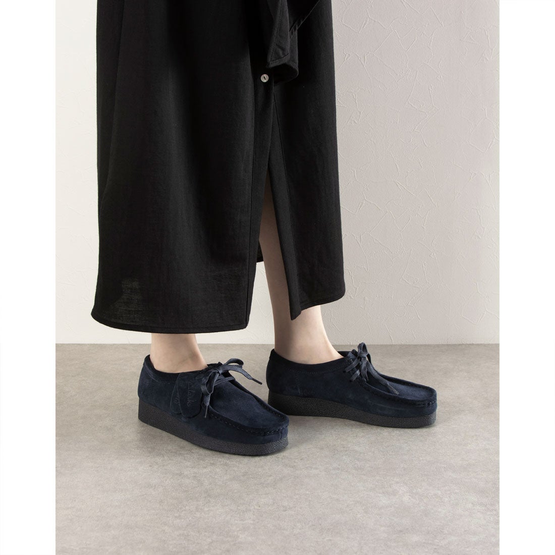 Clarks WallabeeEVOSh / ワラビーエヴォシューズ （ネイビースエード