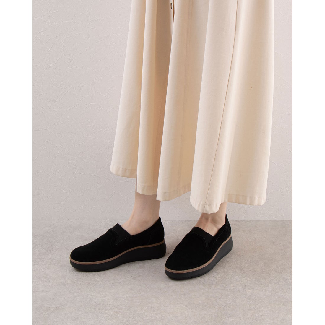 Clarks Zylah Sky / ザイラスカイ （ブラックスエード） -靴