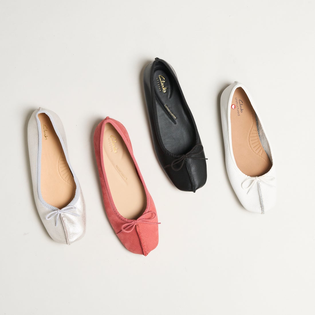 Freckle Ice / フレックルアイス （ブラックレザー） -Clarks