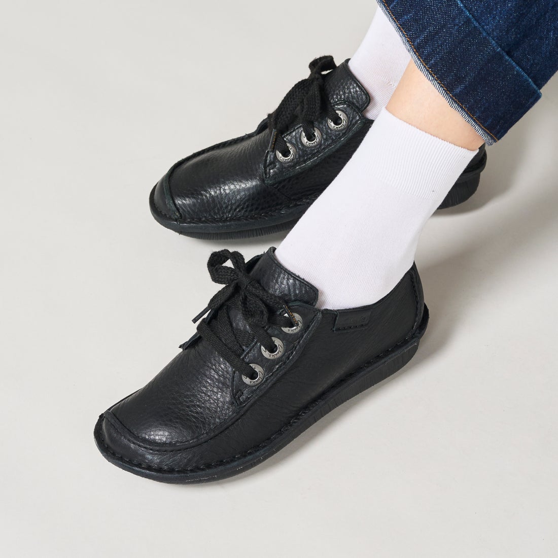 Funny Dream / ファニードリーム（ブラックレザー） -Clarks