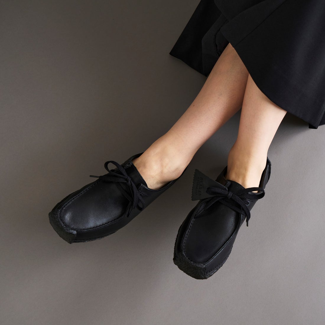 Natalie. / レディース ナタリー （ブラックスムースレザー） -Clarks
