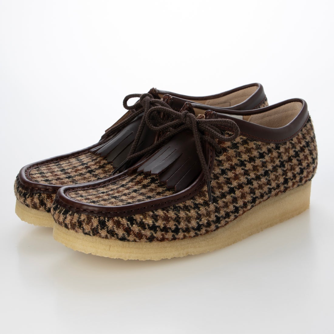 Wallabee / メンズ ワラビー （ブラウンツイードコンビ） -Clarks