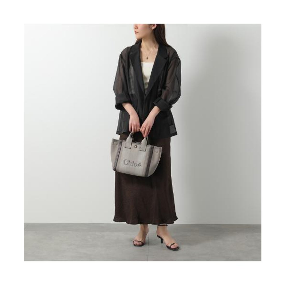 クロエ Chloe Chloe ショルダーバッグ CHC25SS911O65 SMALL キャンバス