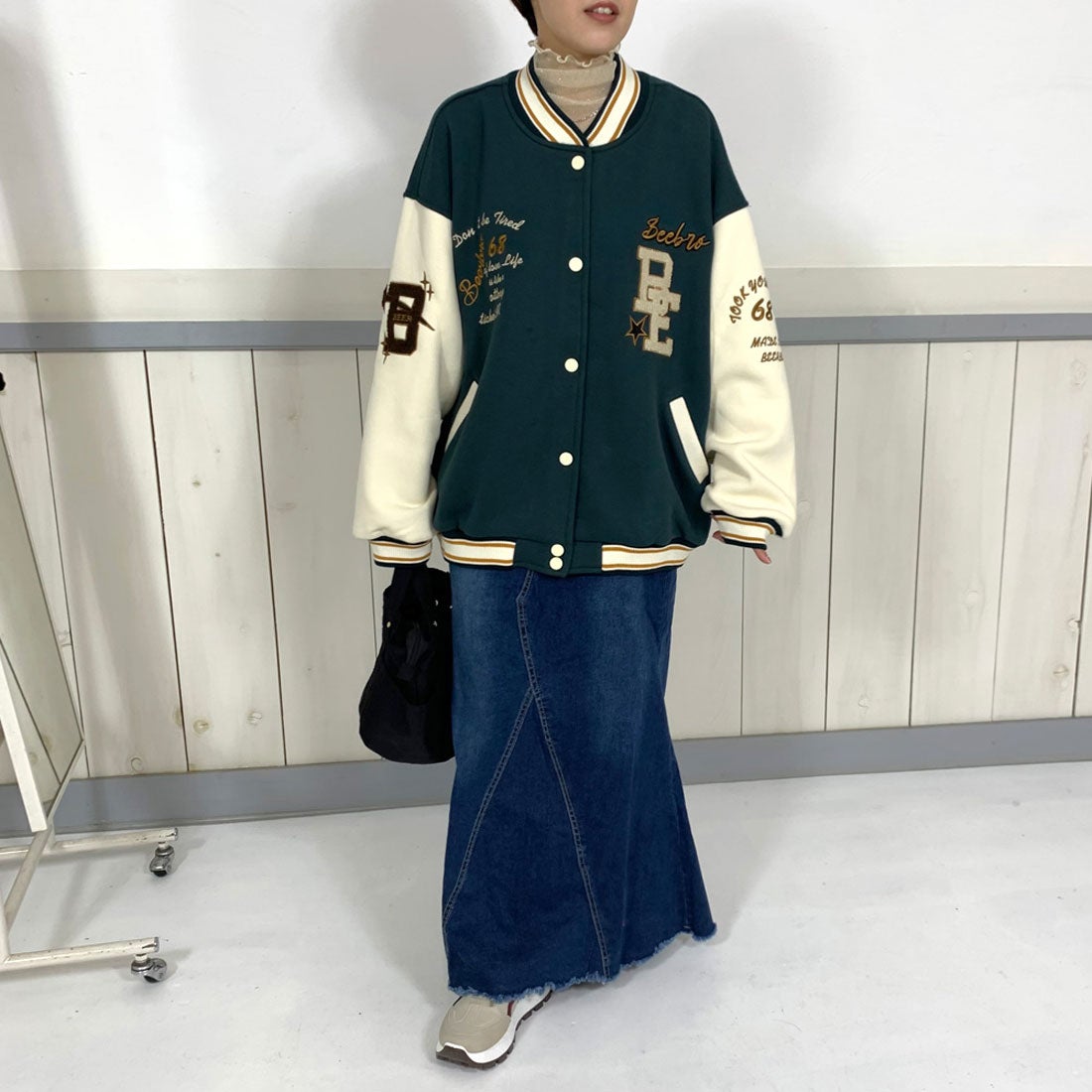 シーアールビー CRB スタジャン （ネイビー） -靴＆ファッション通販