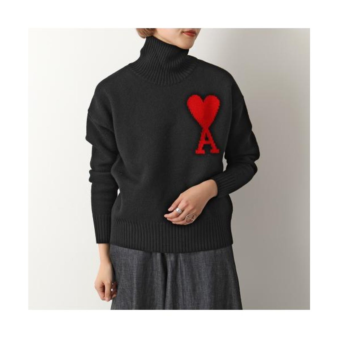 アミパリス Ami Paris ami paris セーター UKS402.018 タートルネック