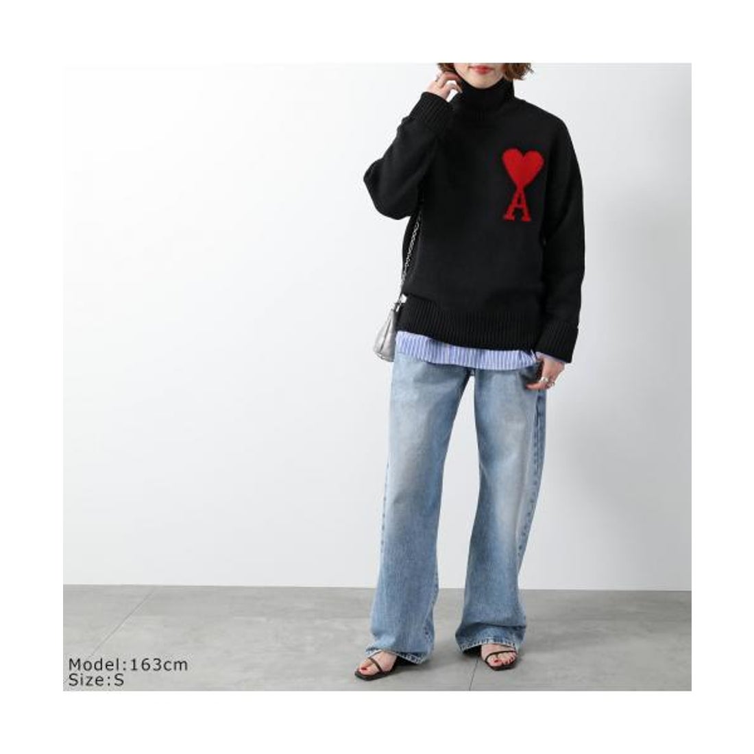 アミパリス Ami Paris ami paris セーター UKS402.018 タートルネック