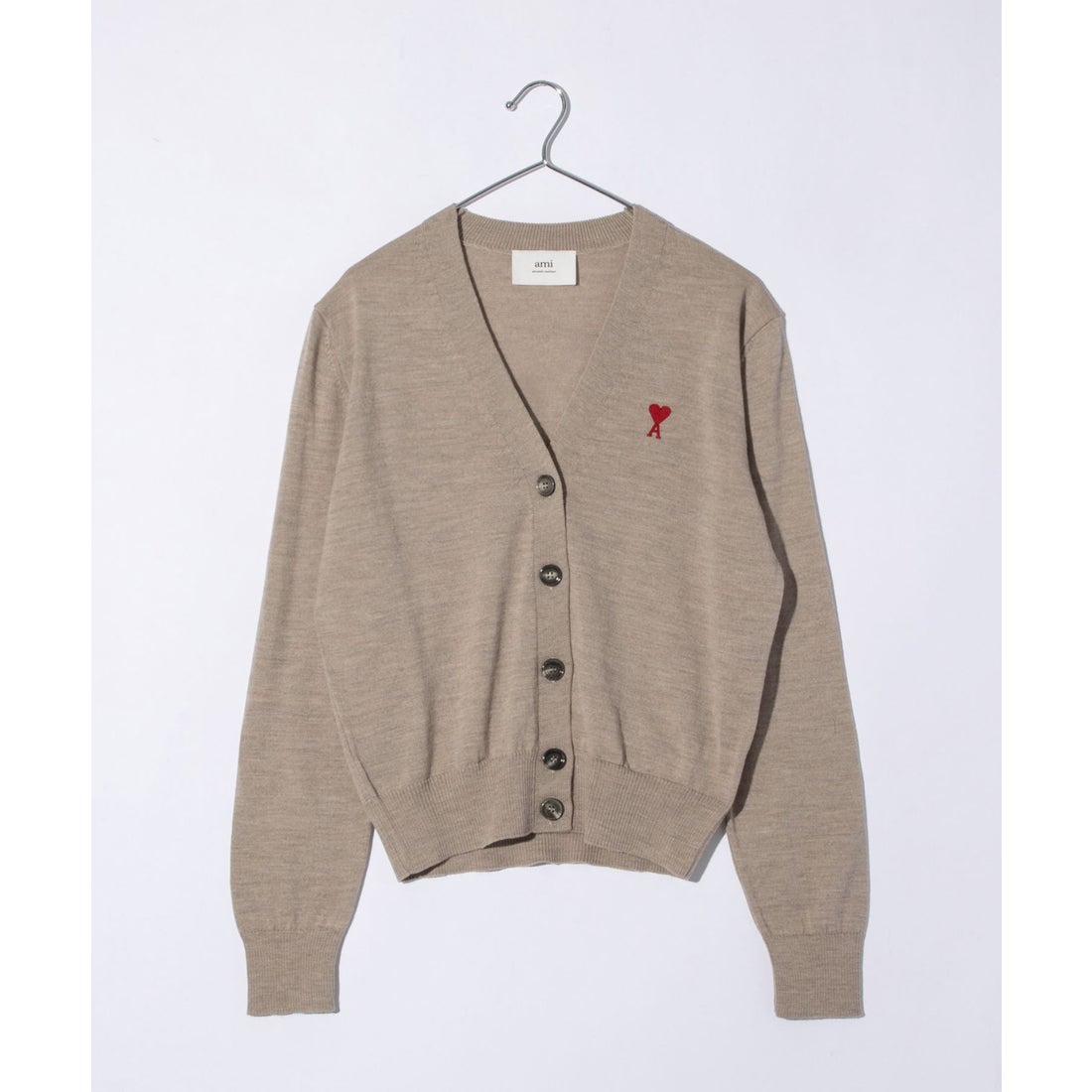 Ami Paris アミパリ Amiparis FKC111.KN0025 カーディガン RED ADC