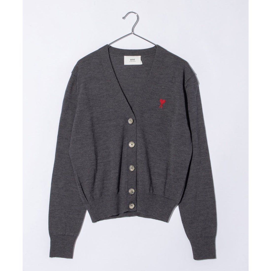 Ami Paris アミパリ Amiparis FKC111.KN0025 カーディガン RED ADC