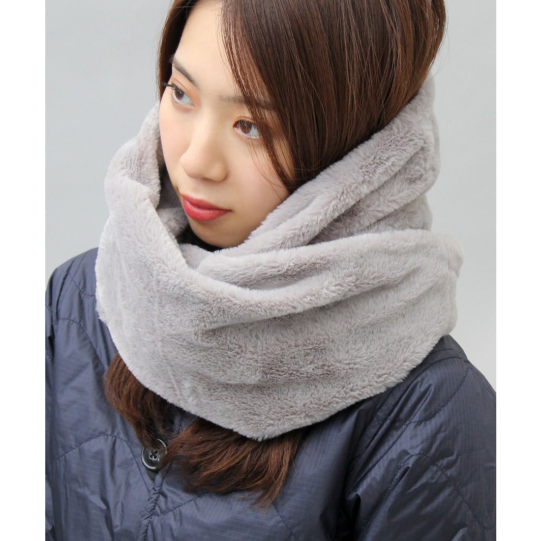 エーエムエスセレクト A.M.S.select エコファー スヌード / ネック