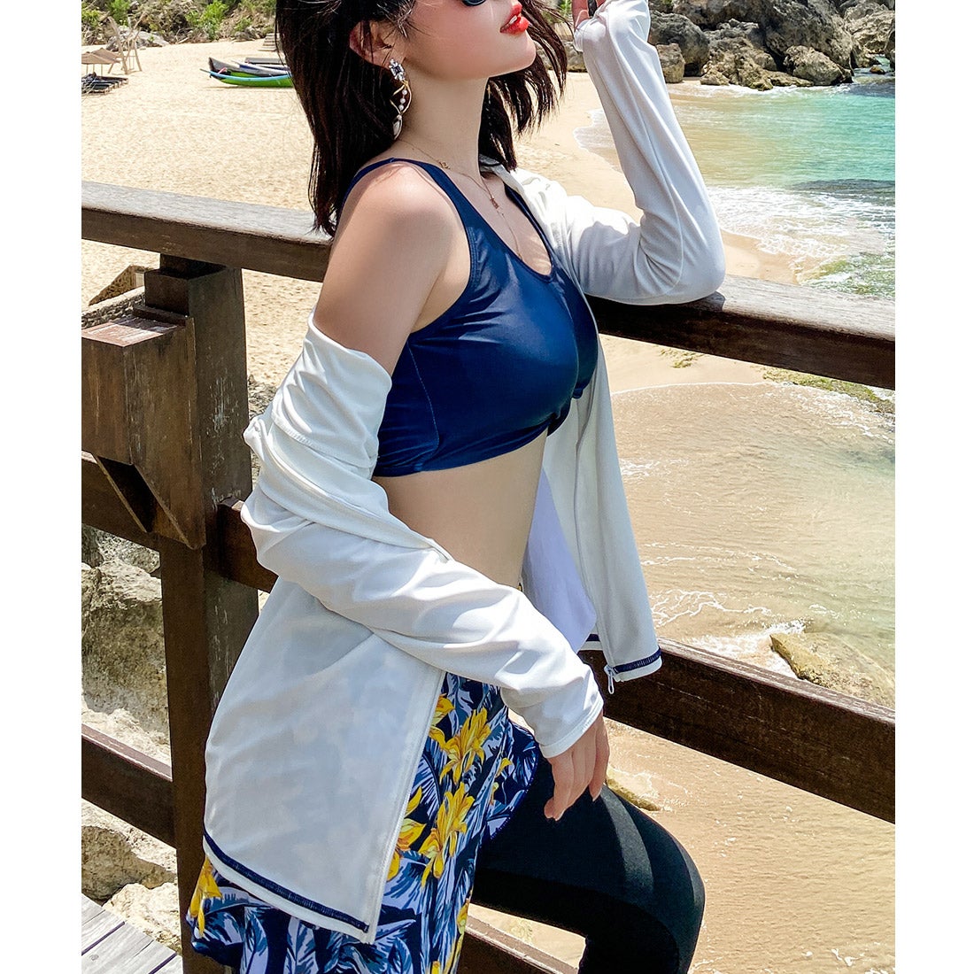 エンジェル ルナ Angel Luna 【フィットネス水着上下5点セット