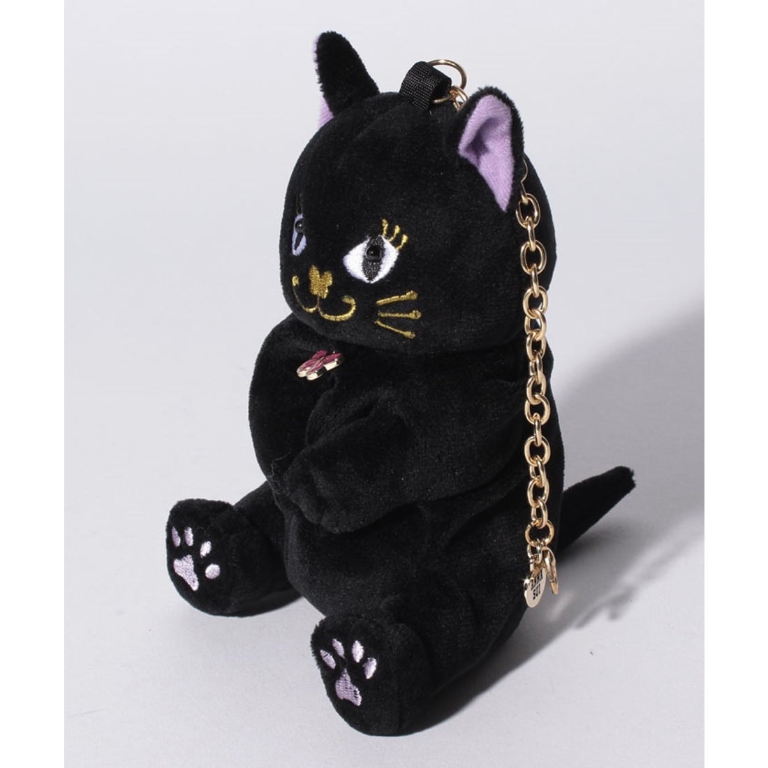 ANNA SUI プレイフル ぬいぐるみポーチ付きエコバッグ パープル -靴