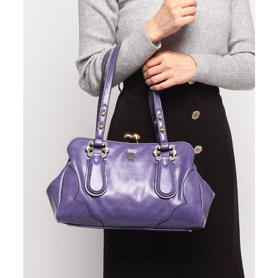 ANNA SUI ディディオン トートバッグ パープル -人気ブランドのバッグ