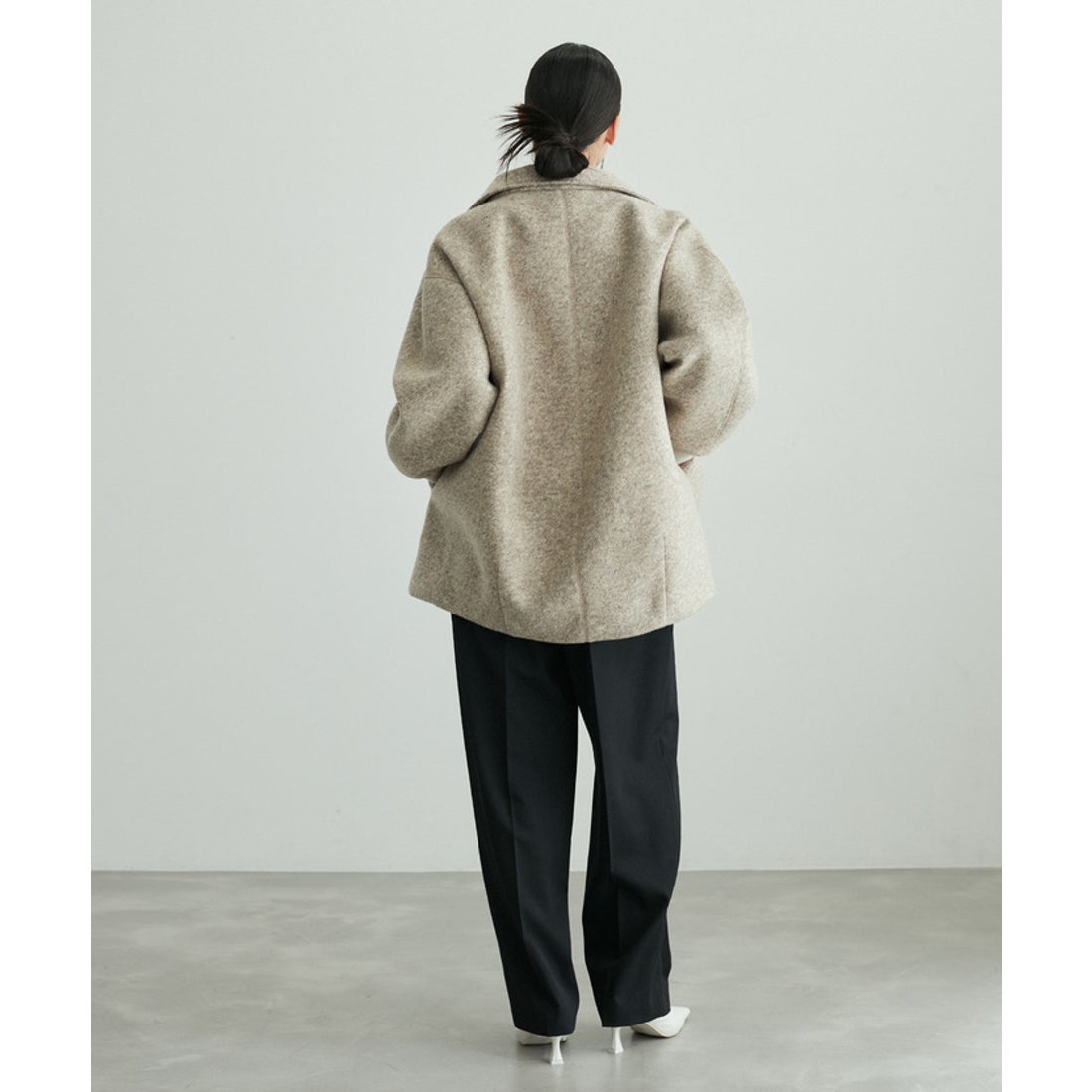 アダム エ ロペ ADAM ET ROPE' 【サステナブル】ツイードボンディング