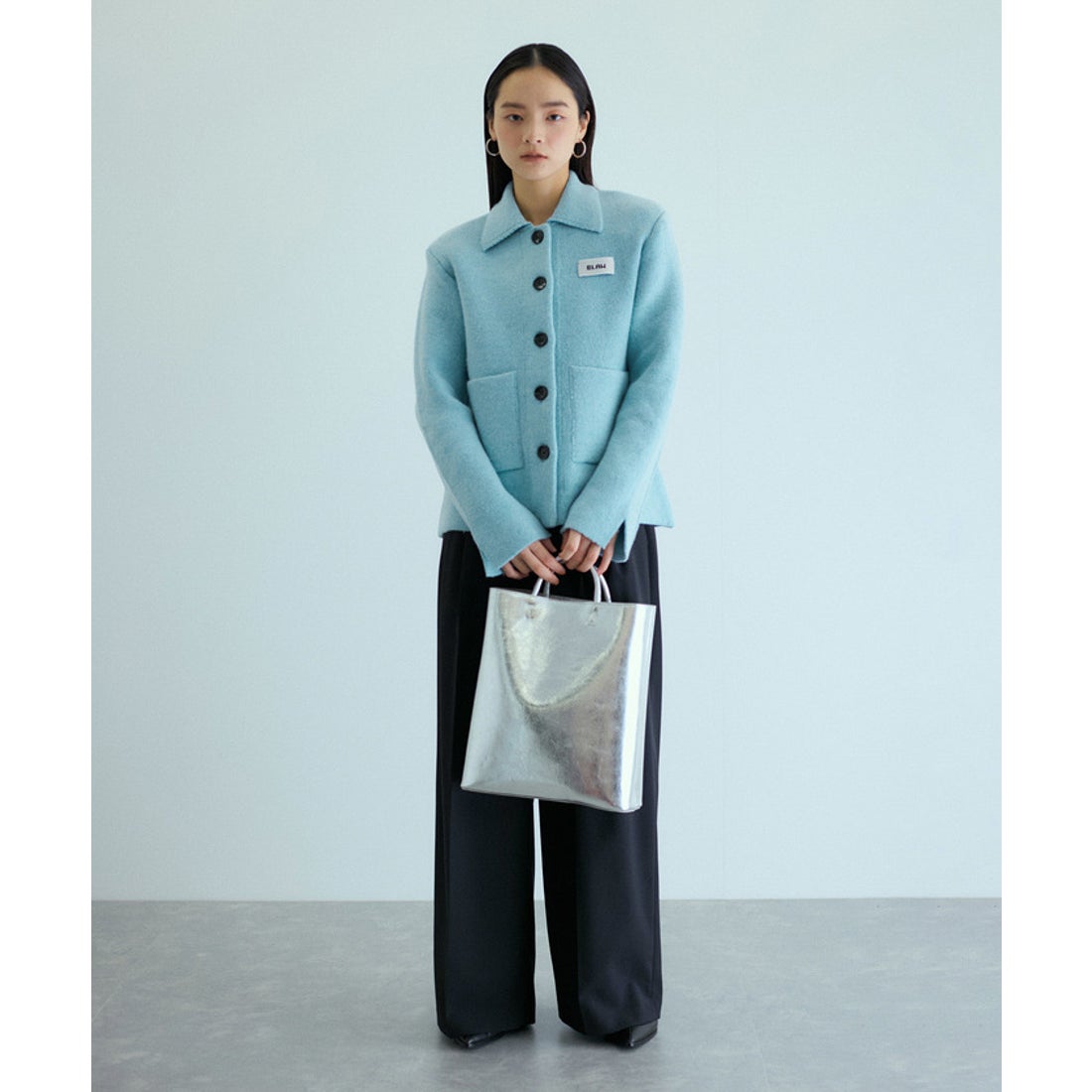 アダム エ ロペ ADAM ET ROPE' 【洗える】アウターライクカーディガン