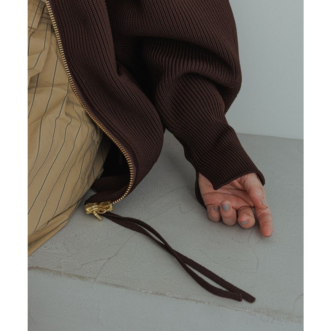 アダム エ ロペ ADAM ET ROPE' 【WEB限定】・【サステナブル】ジップ