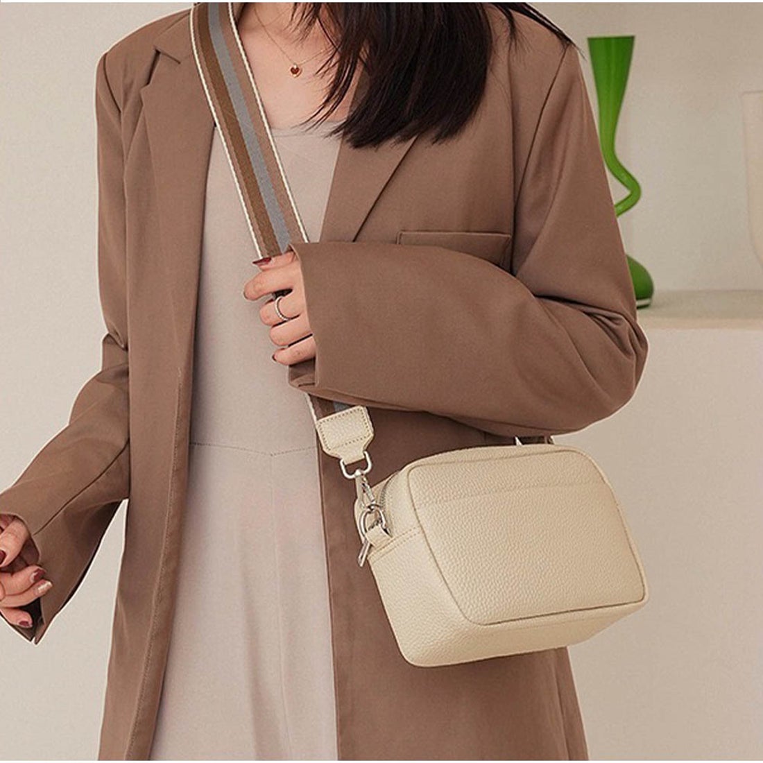 アンドカワイイ And Kawaii ショルダーバッグ キルティングレザー ミニ