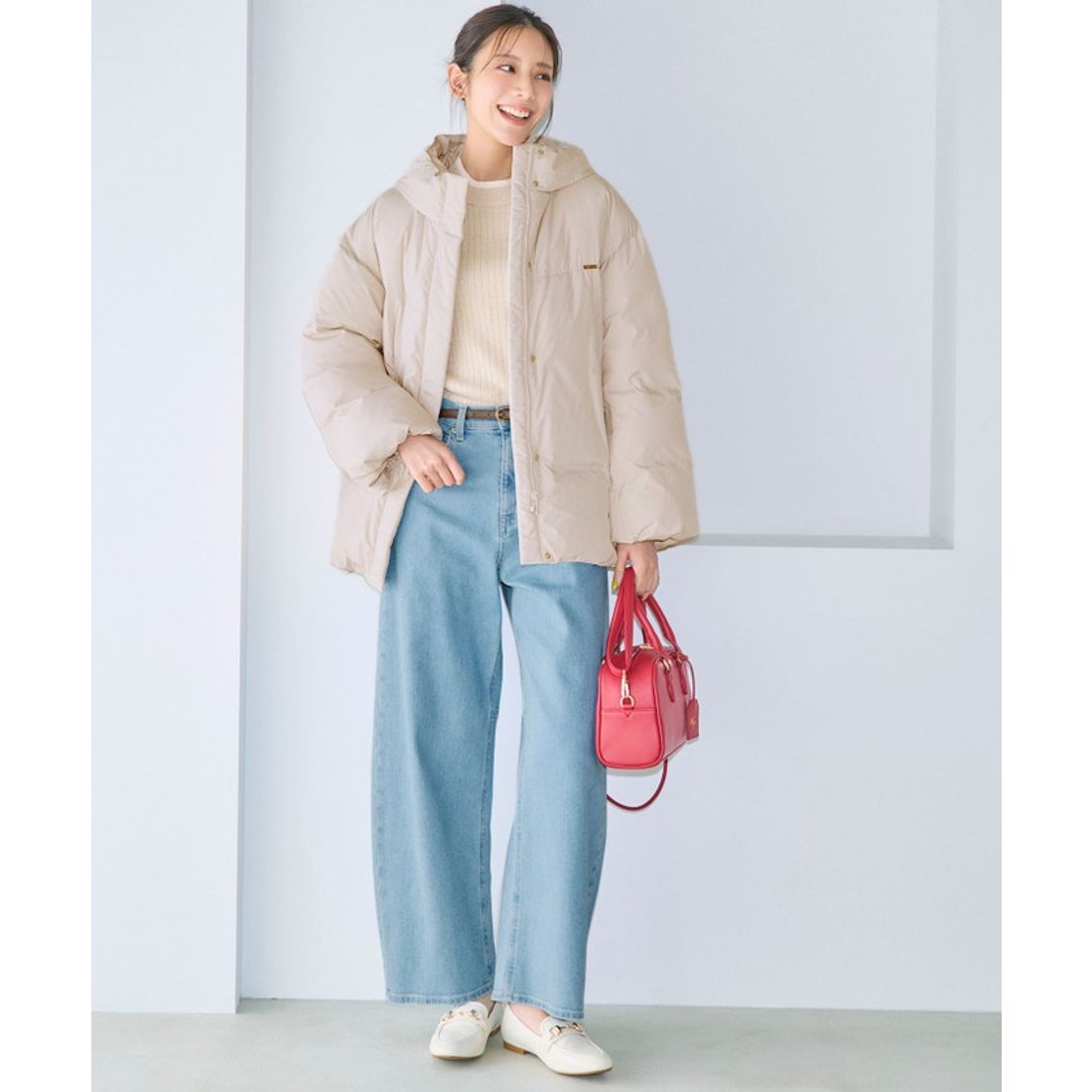 エニィスィス ANY SIS 【洗える・撥水】ボリュームリッチダウン