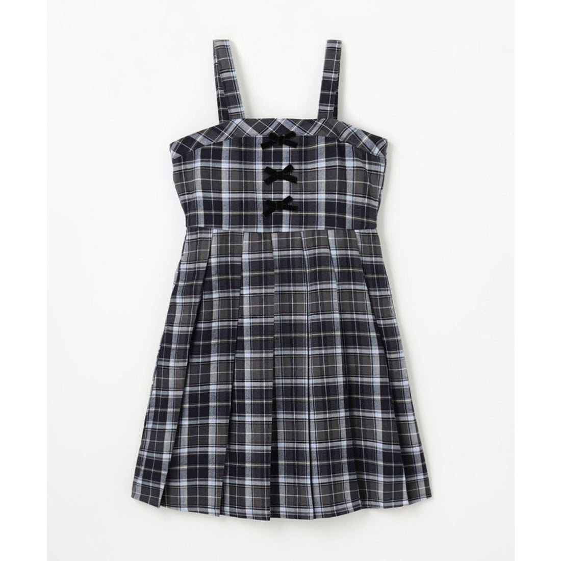 エニィ ANY チェックプリーツジャンパースカート （ピンク系