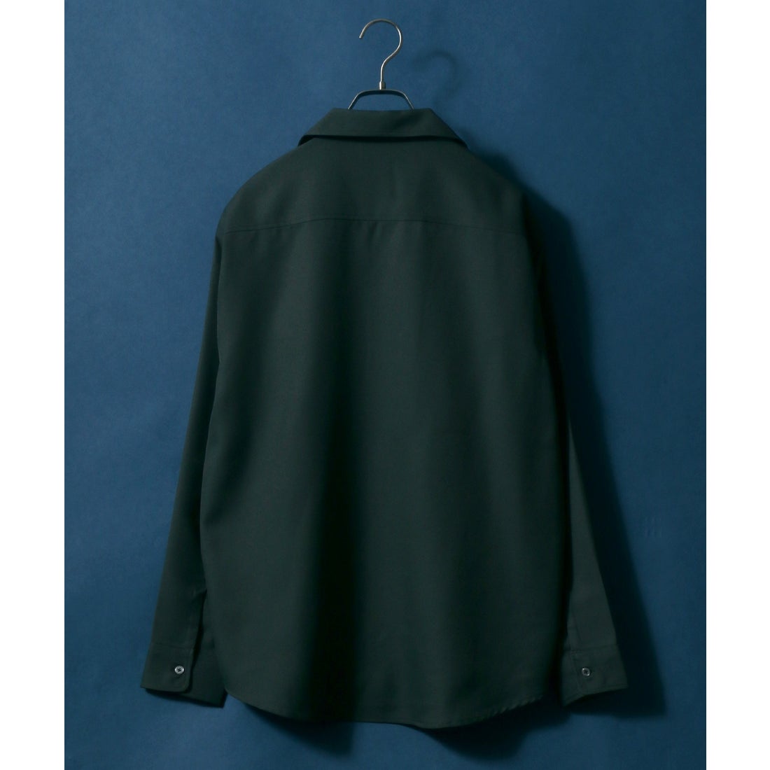 ANPAS 別注 オーバーサイズ ツイル オープンカラーシャツ メンズ