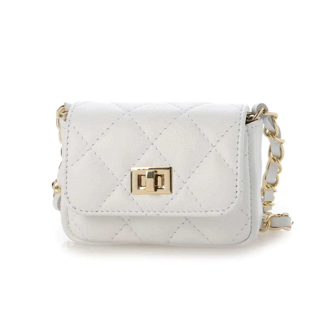 アンドレアカルドネ Andrea Cardone キルティングミニショルダーバッグ