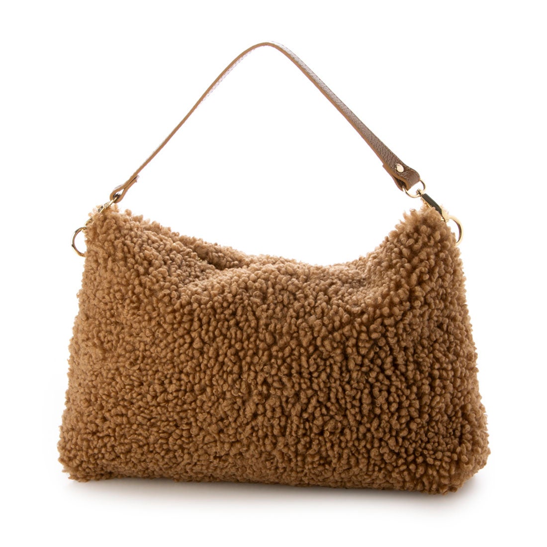 アンドレアカルドネ Andrea Cardone レザーハンドルボアバッグ