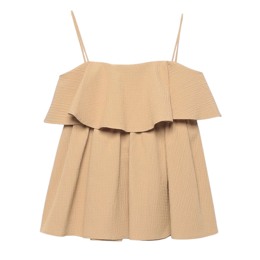 アニュアンス anuans フクレジャガードキャミソール （BEIGE