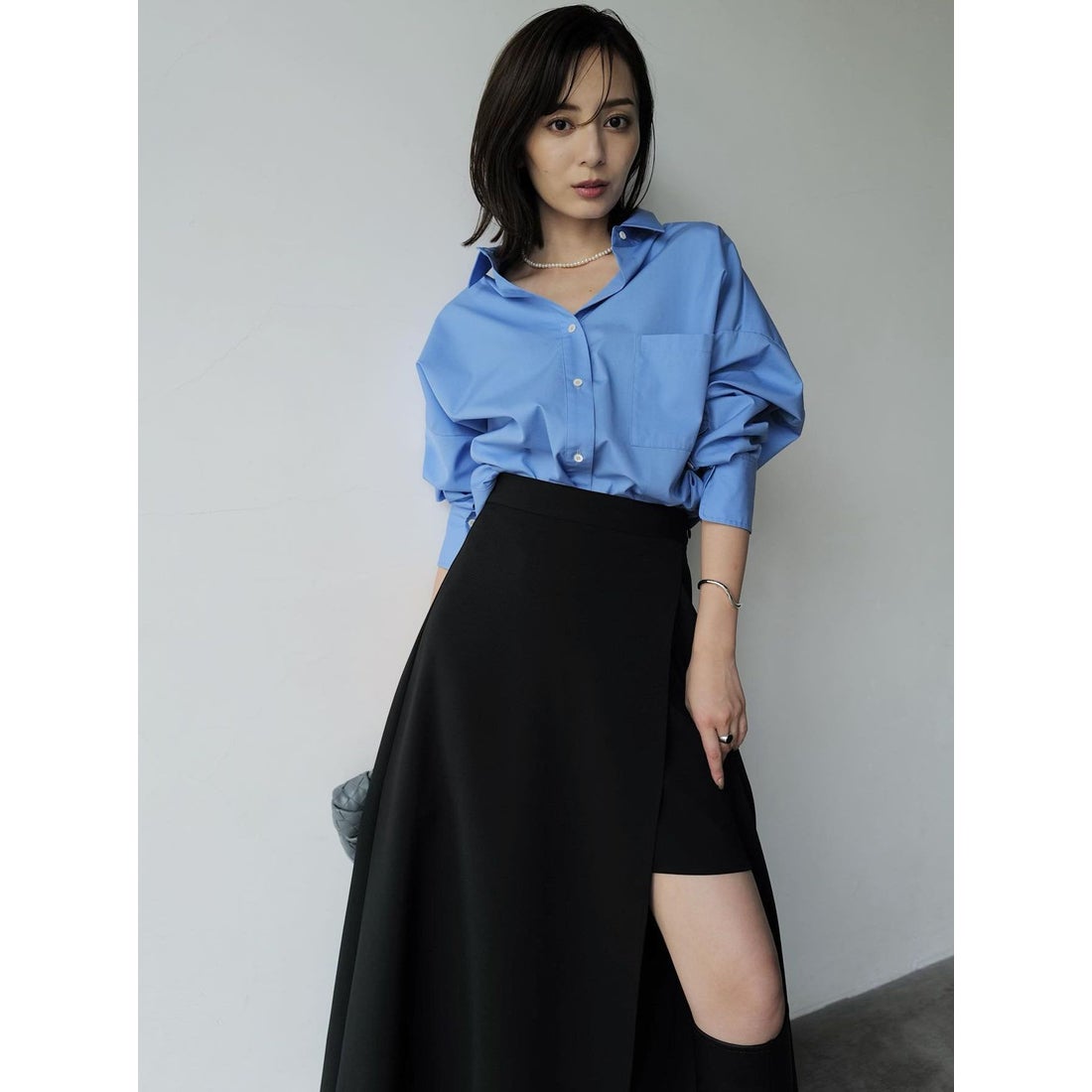 アニュアンス anuans スタンダードシャツ （BLUE） - ファッション通販