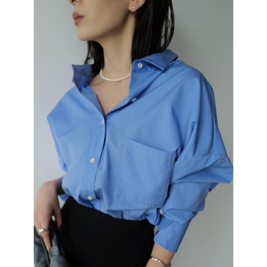 アニュアンス anuans スタンダードシャツ （BLUE） - ファッション通販