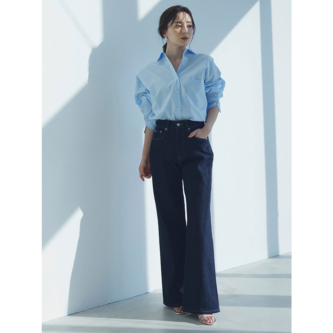 アニュアンス anuans 【25AW】スタンダードシャツ （SAX