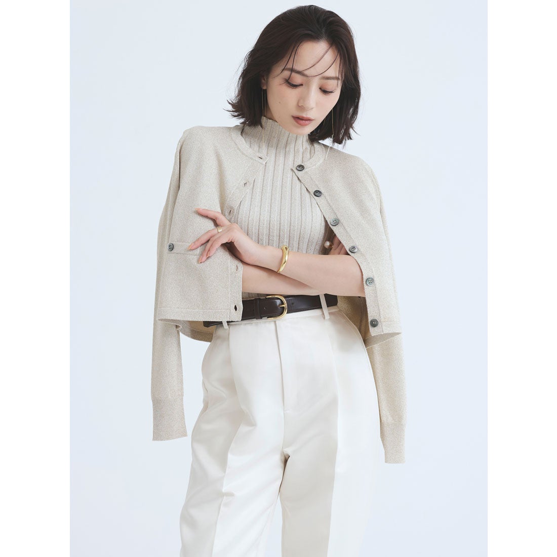 アニュアンス anuans ワイドレザーベルト （BLACK） -靴＆ファッション