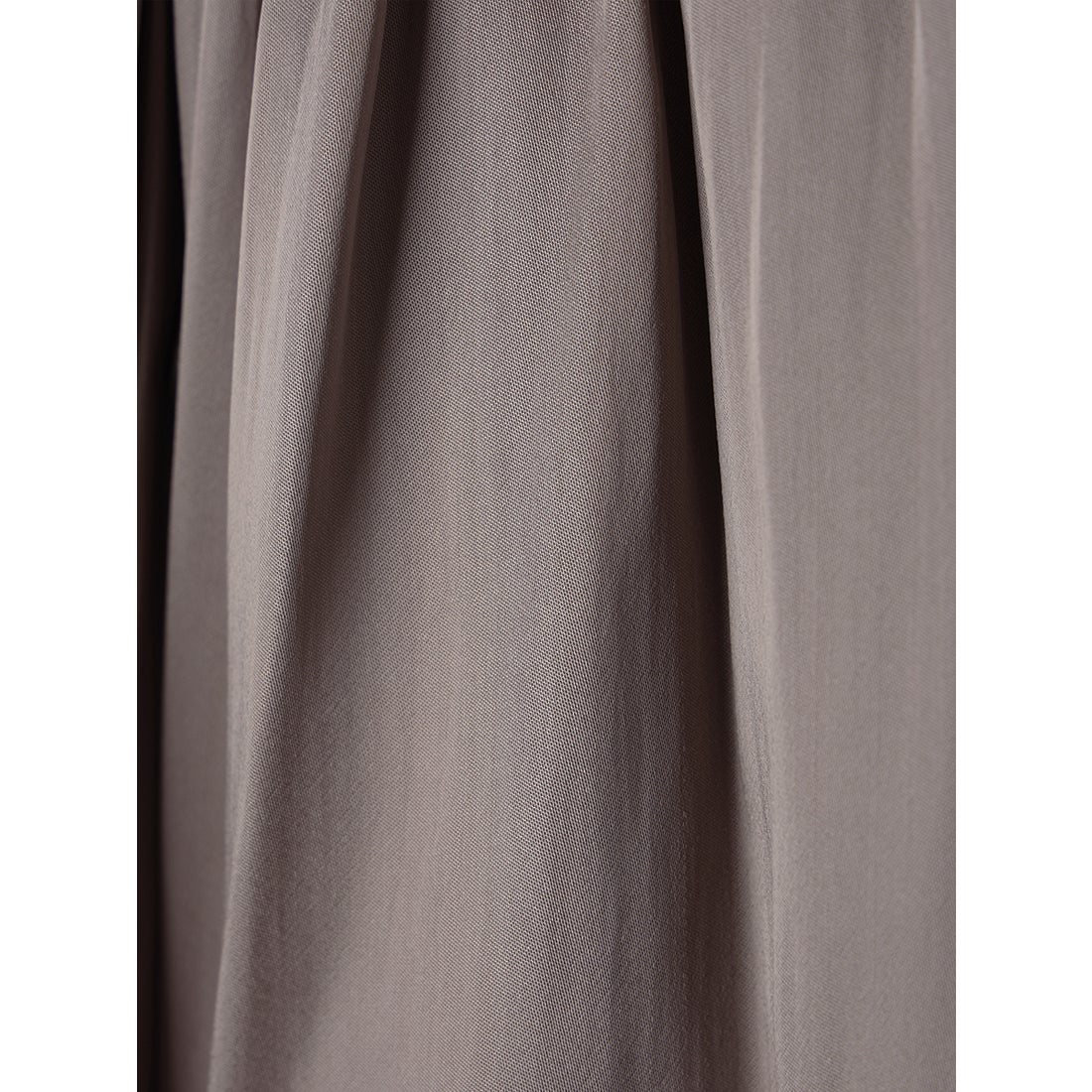 アニュアンス anuans ネックフリルギャザーブラウス （BROWN