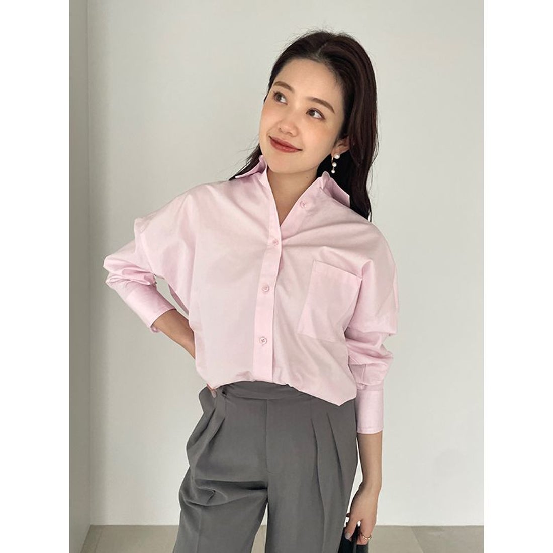 アニュアンス anuans スタンダードシャツ （PINK） - ファッション通販
