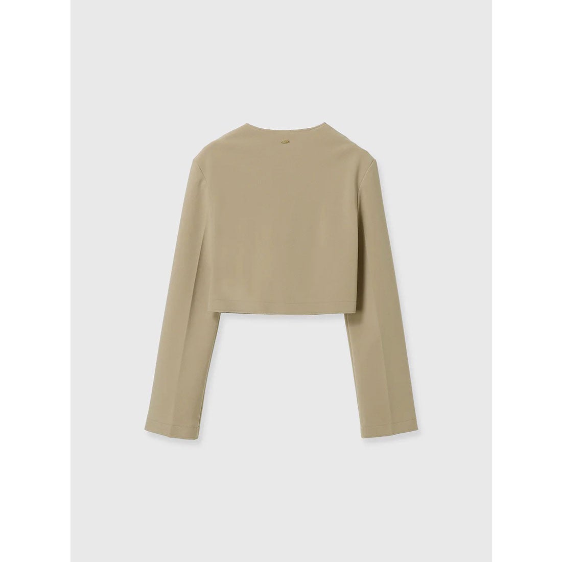 アニュアンス anuans カットジョーゼットショートカーディガン （BEIGE