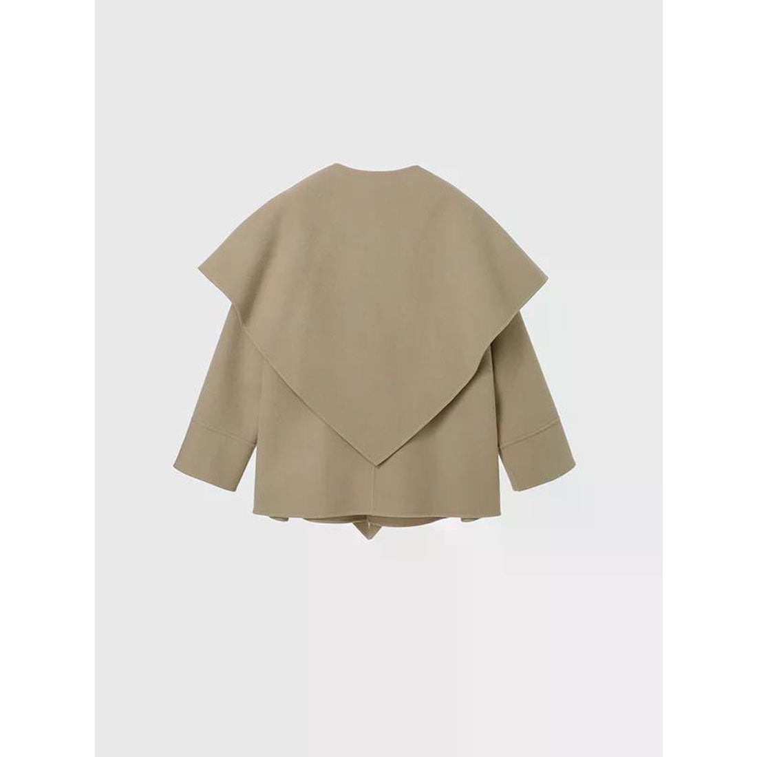 アニュアンス anuans リバーウールミドルマフラーコート （BEIGE