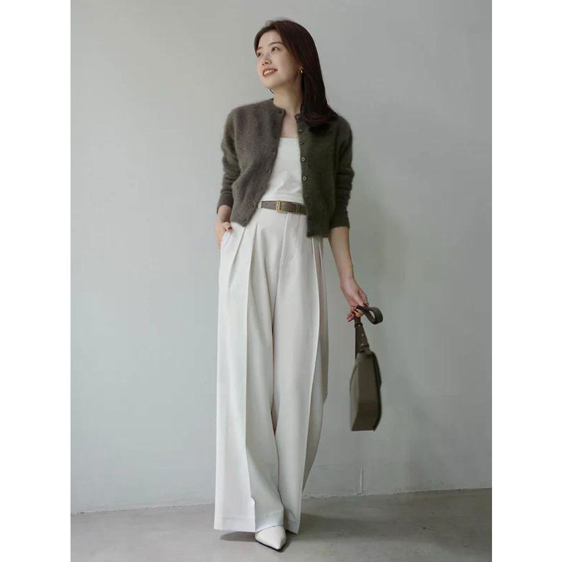 アニュアンス anuans ラクーンフォックスショートカーディガン （MOCA