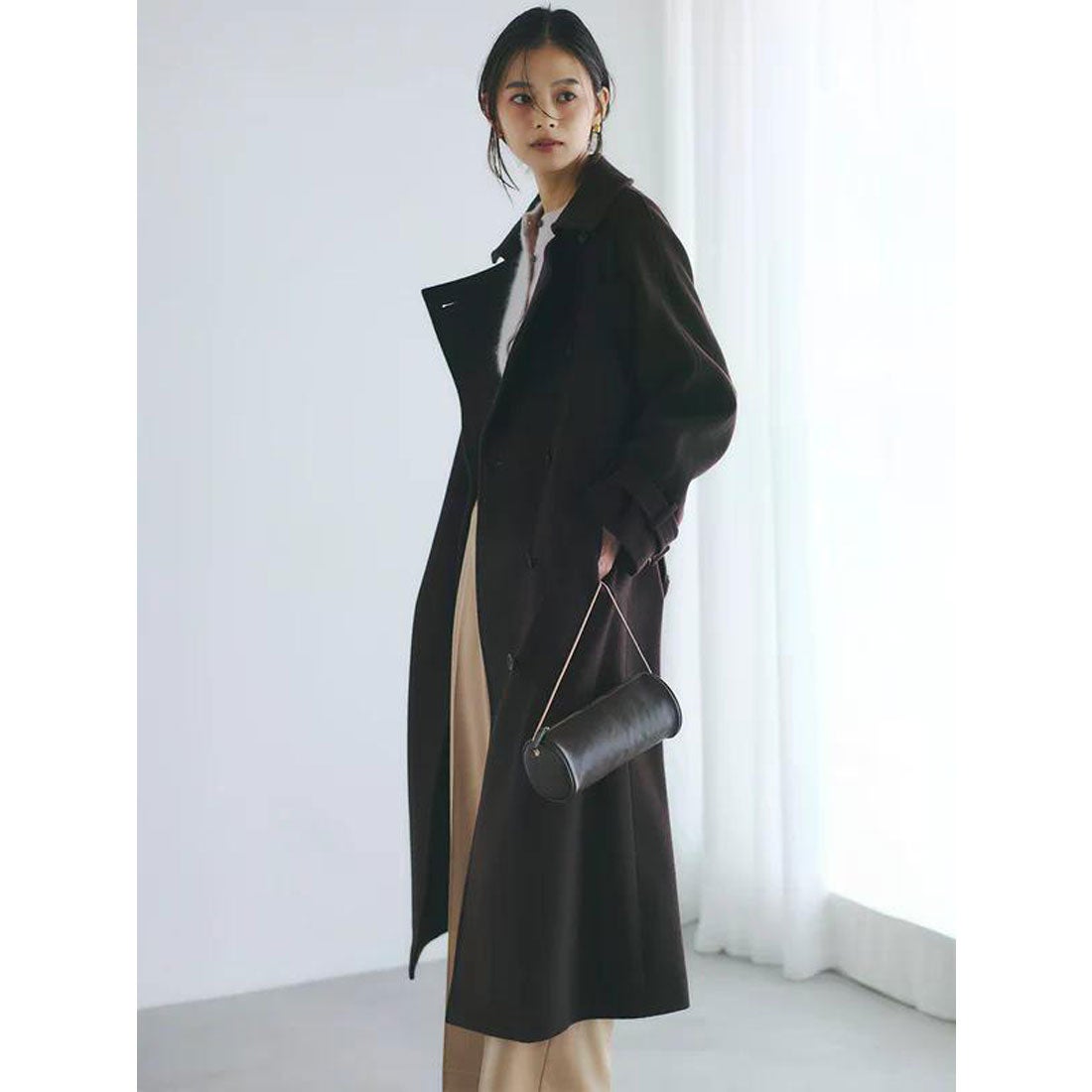 アニュアンス anuans ラクーンフォックスショートカーディガン （PINK