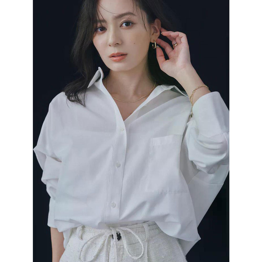 アニュアンス anuans 【26SS】スタンダードシャツ （WHITE