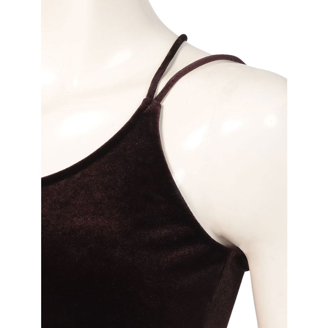 アニュアンス anuans サイドカットアウトベロアワンピース【返品不可