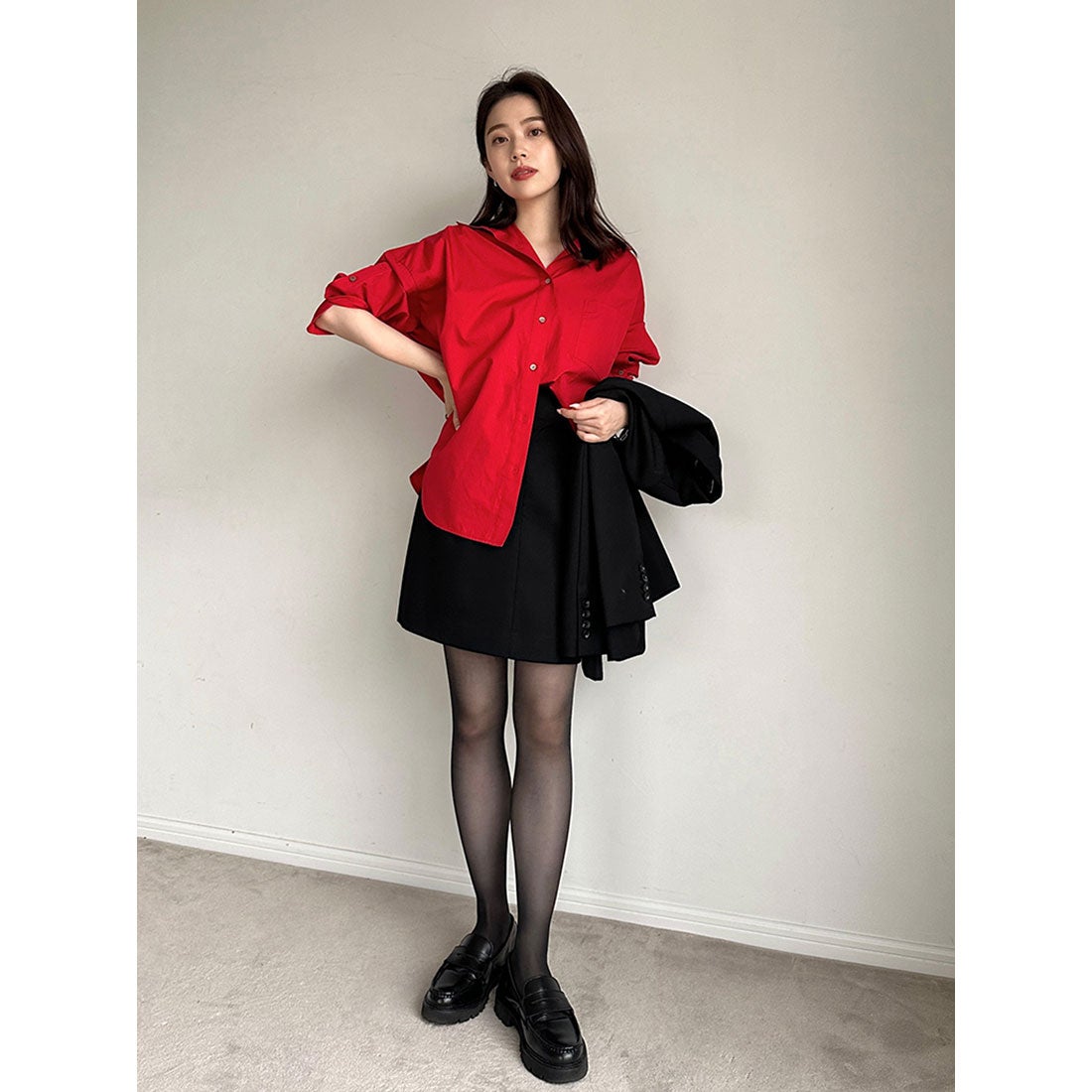 アニュアンス anuans 【25AW】スタンダードシャツ （SAX