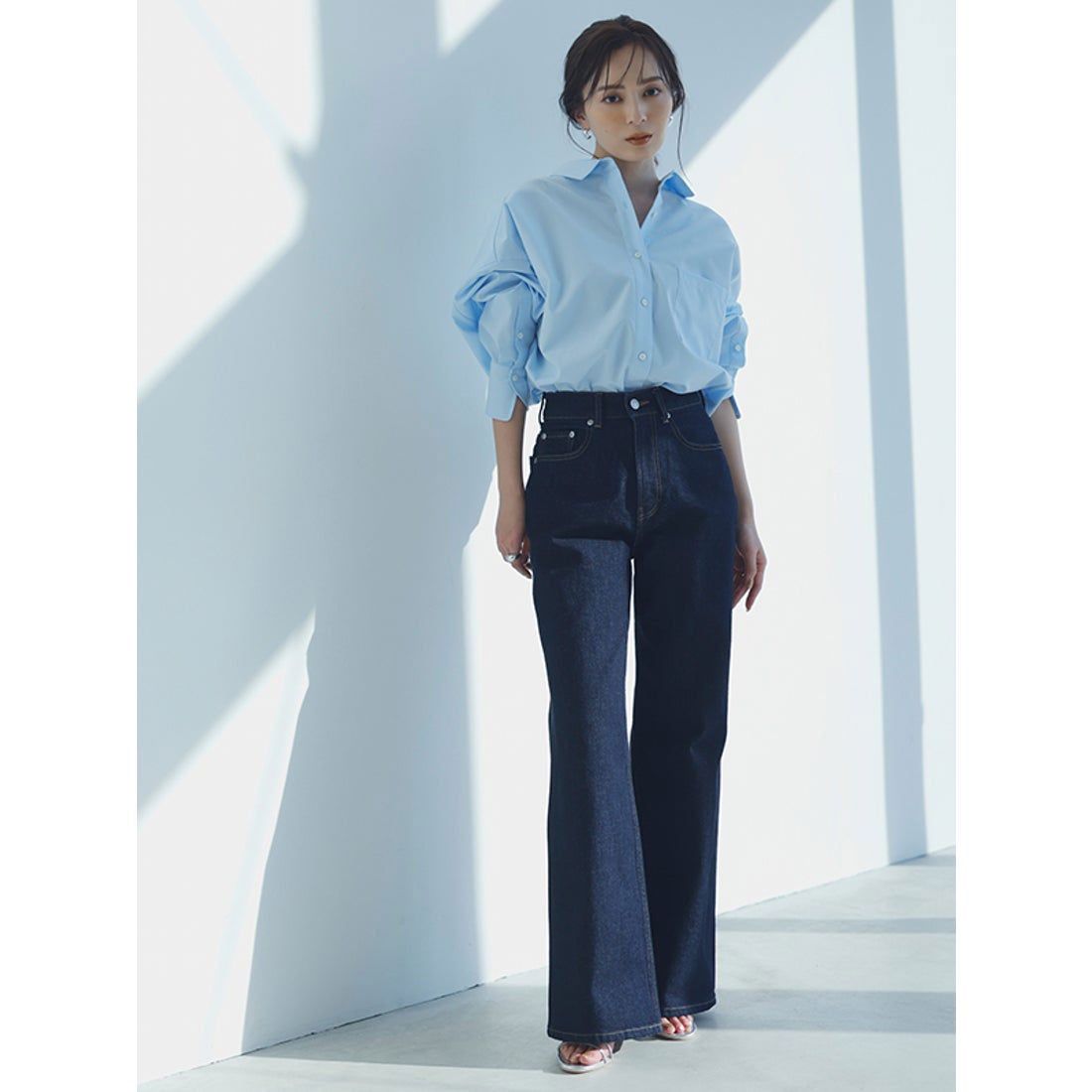 アニュアンス anuans 【25AW】スタンダードシャツ （WHITE） -靴