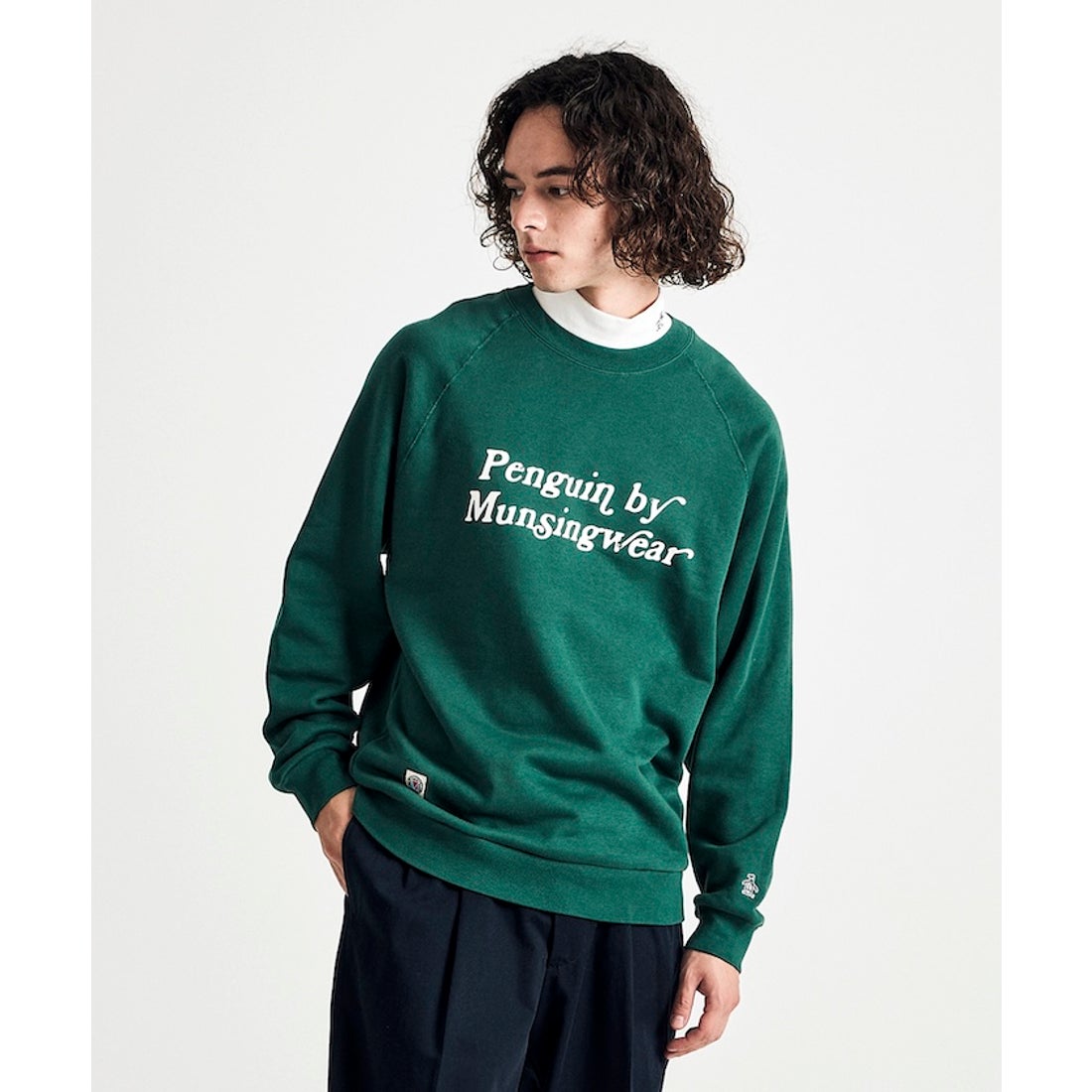 penguin BY MUNSINGWEAR ラグランスリーブスウェットシャツ -デサント