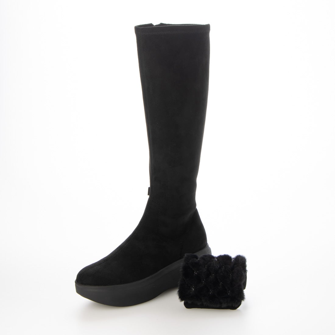 アンテプリマ ANTEPRIMA ポーチモチーフロングブーツ （ブラック