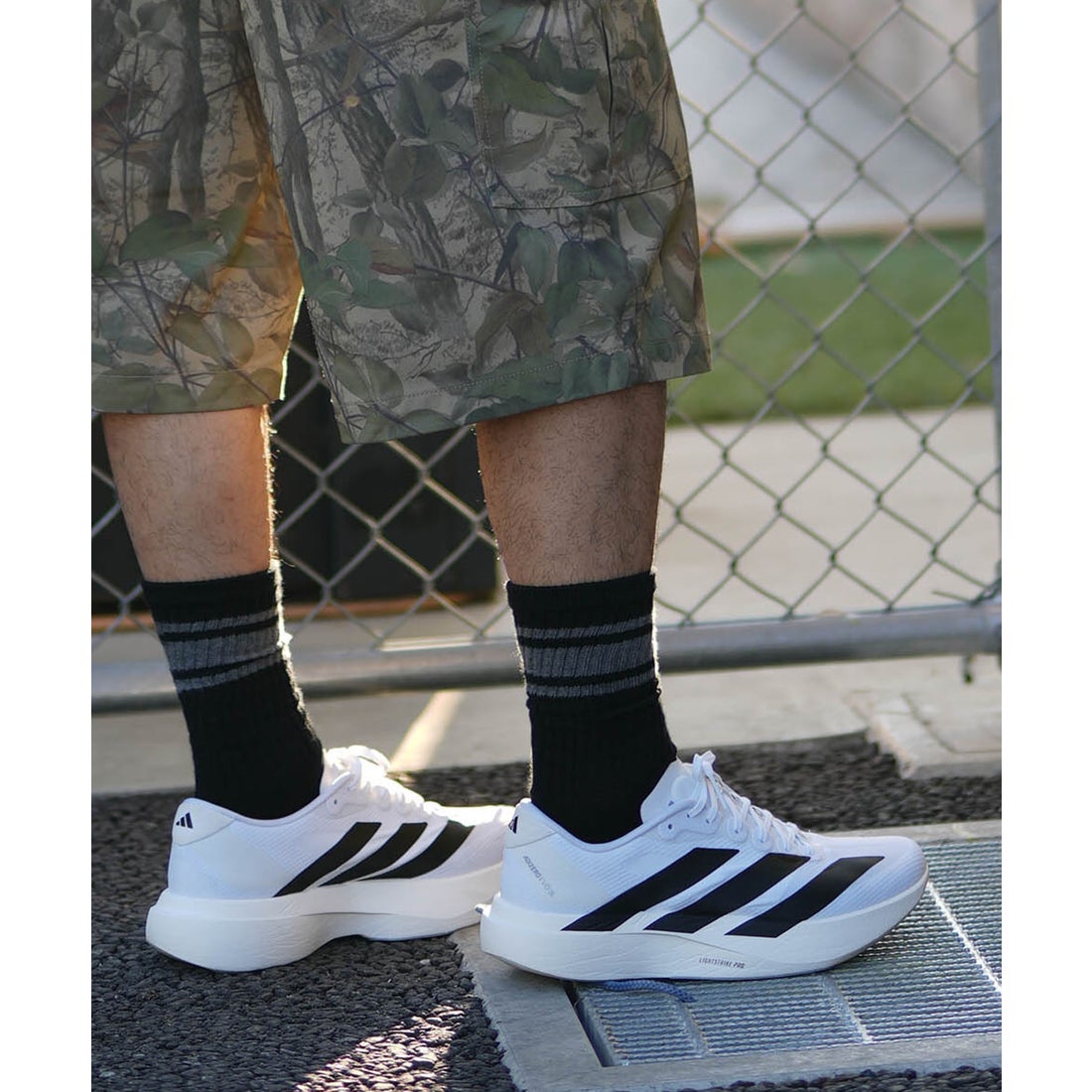 アディダス adidas スニーカー adizero EVO SL WOVEN M JR1912