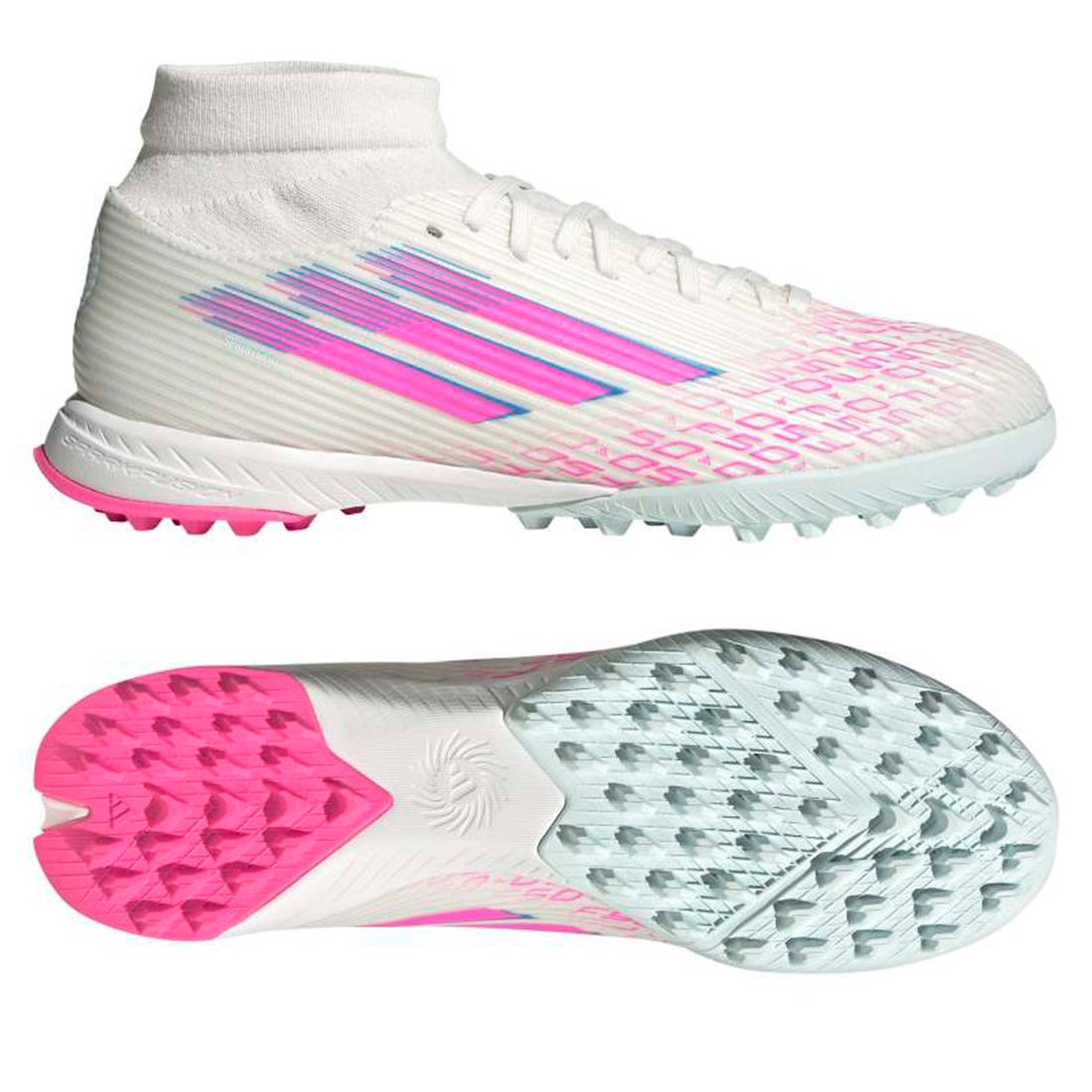 adidas アディダス F50 SPARKFUSION LEAGUE TF(ホワイト×ピンク) NIL86